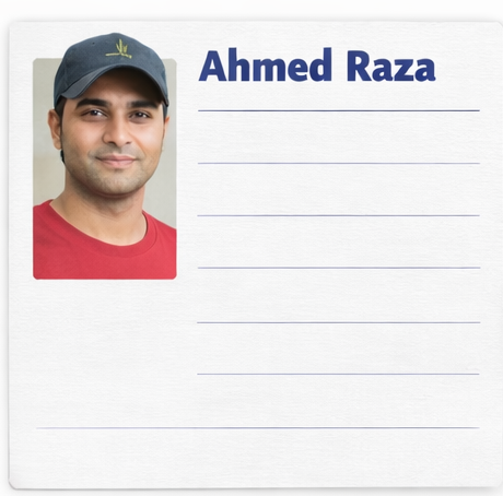 ahmed raza